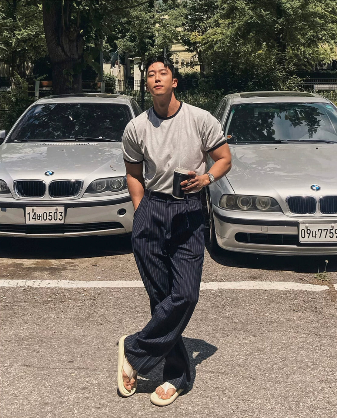 Pinstripe Pants