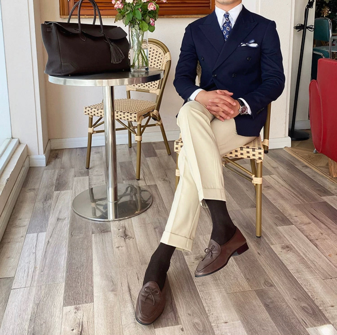 CLEREVE Double Breasted Suit