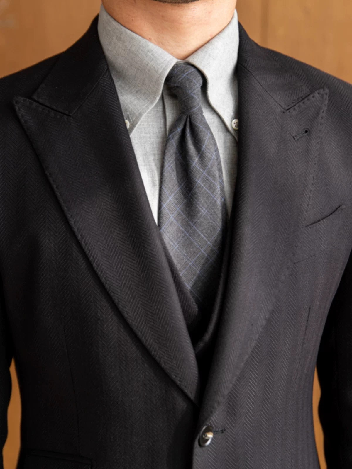 CLEREVE Italian Herringbone Suit
