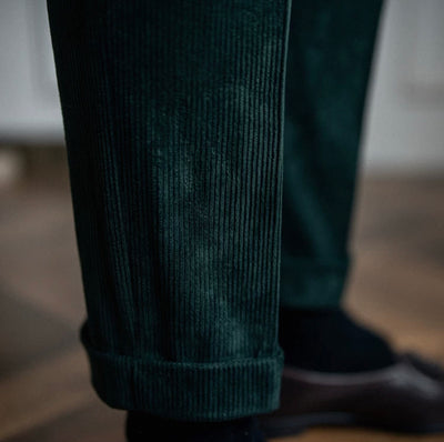 Striped Velvet Pants