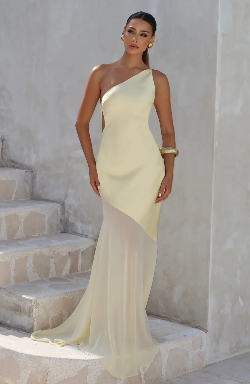 CLEREVE Honey Gown Maxi Dress