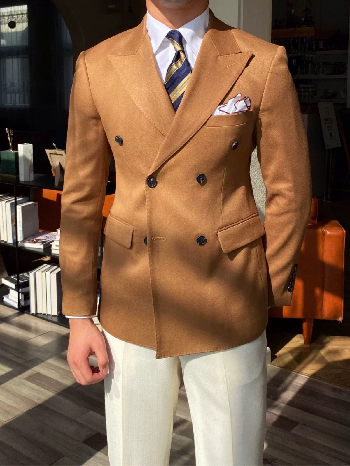 CLEREVE Double Breasted Suit