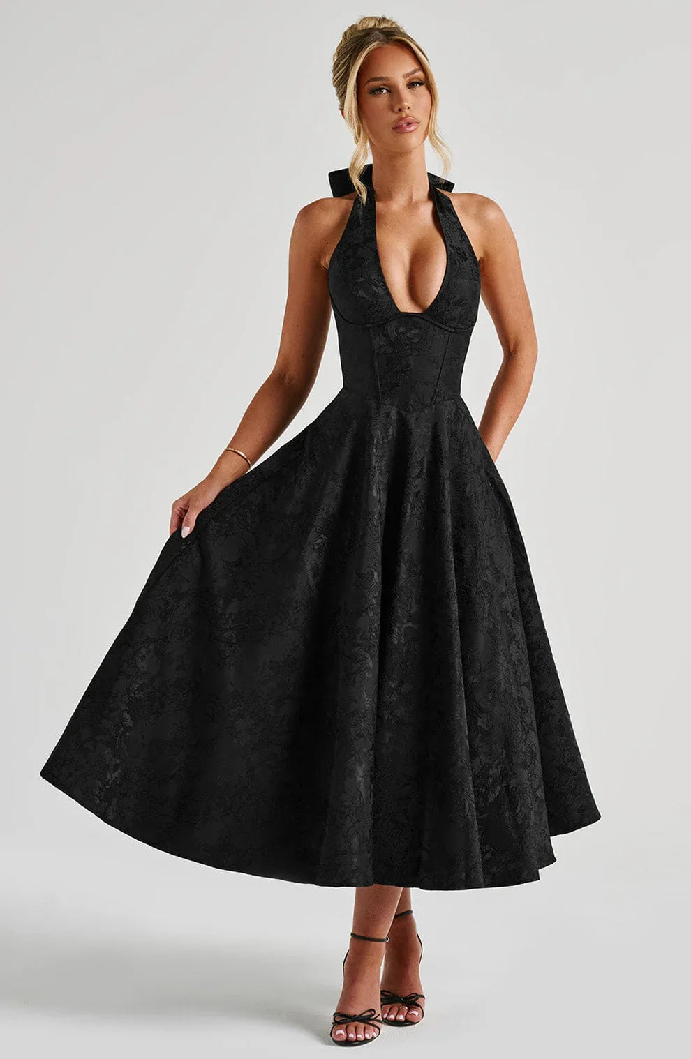 CLEREVE Effi Midi Dress
