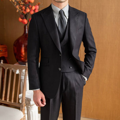 CLEREVE Italian Herringbone Suit