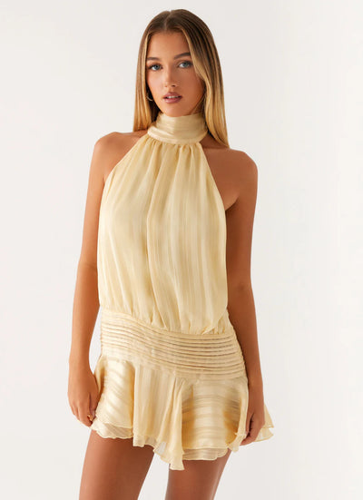 Golden Hour Mini Dress