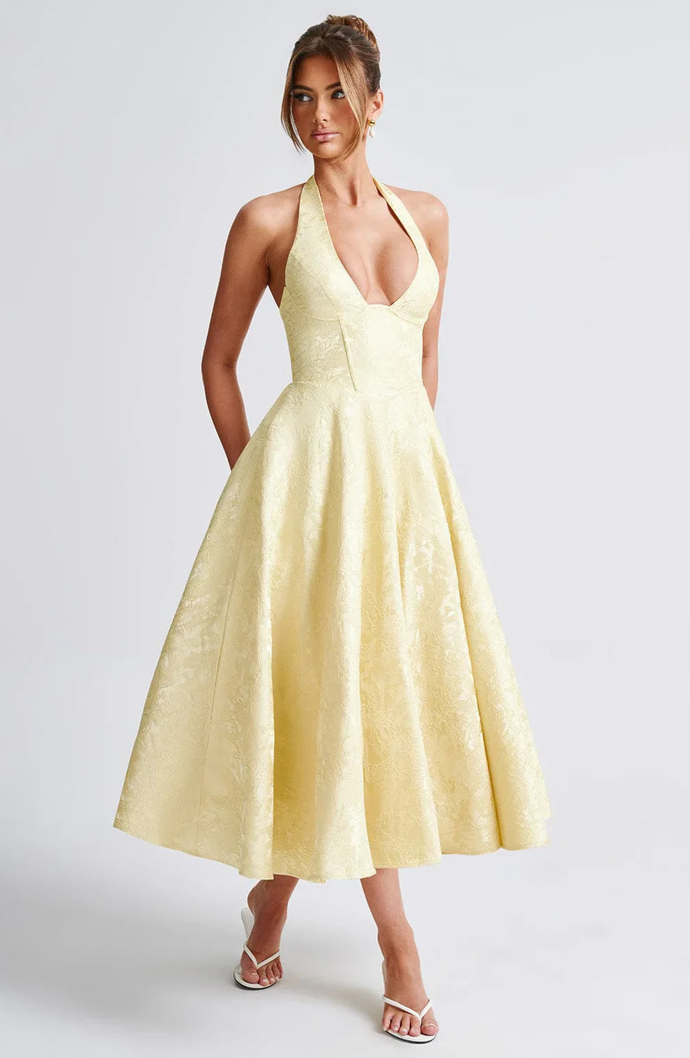 CLEREVE Effi Midi Dress