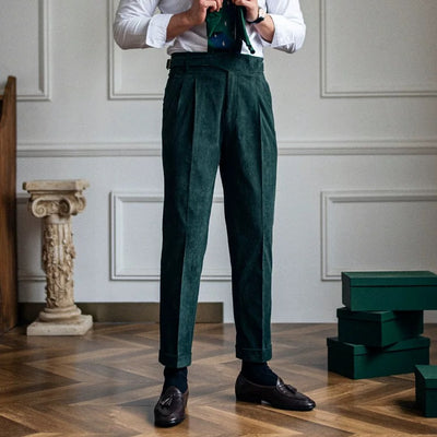 Striped Velvet Pants