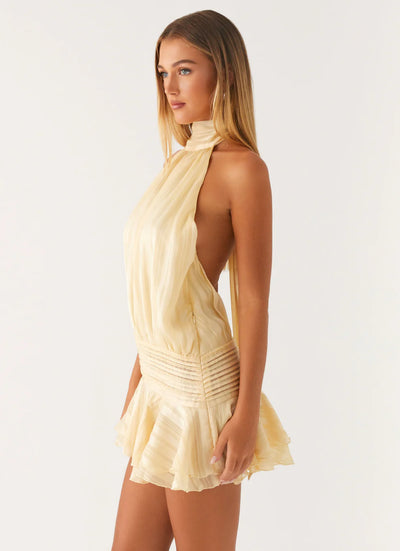 Golden Hour Mini Dress