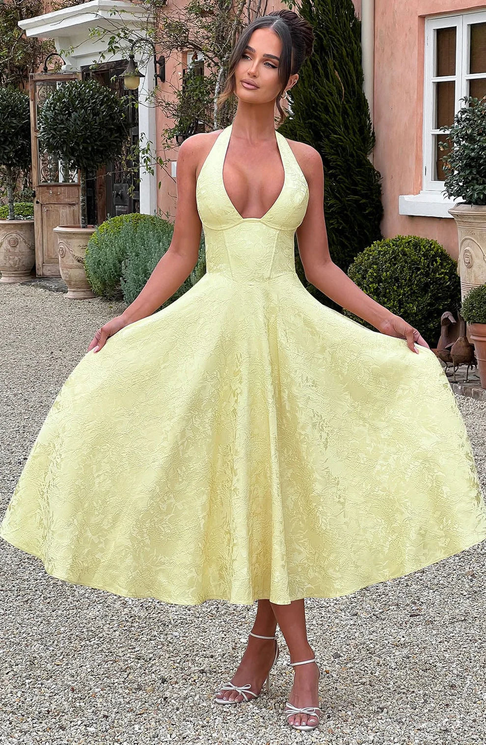 CLEREVE Effi Midi Dress