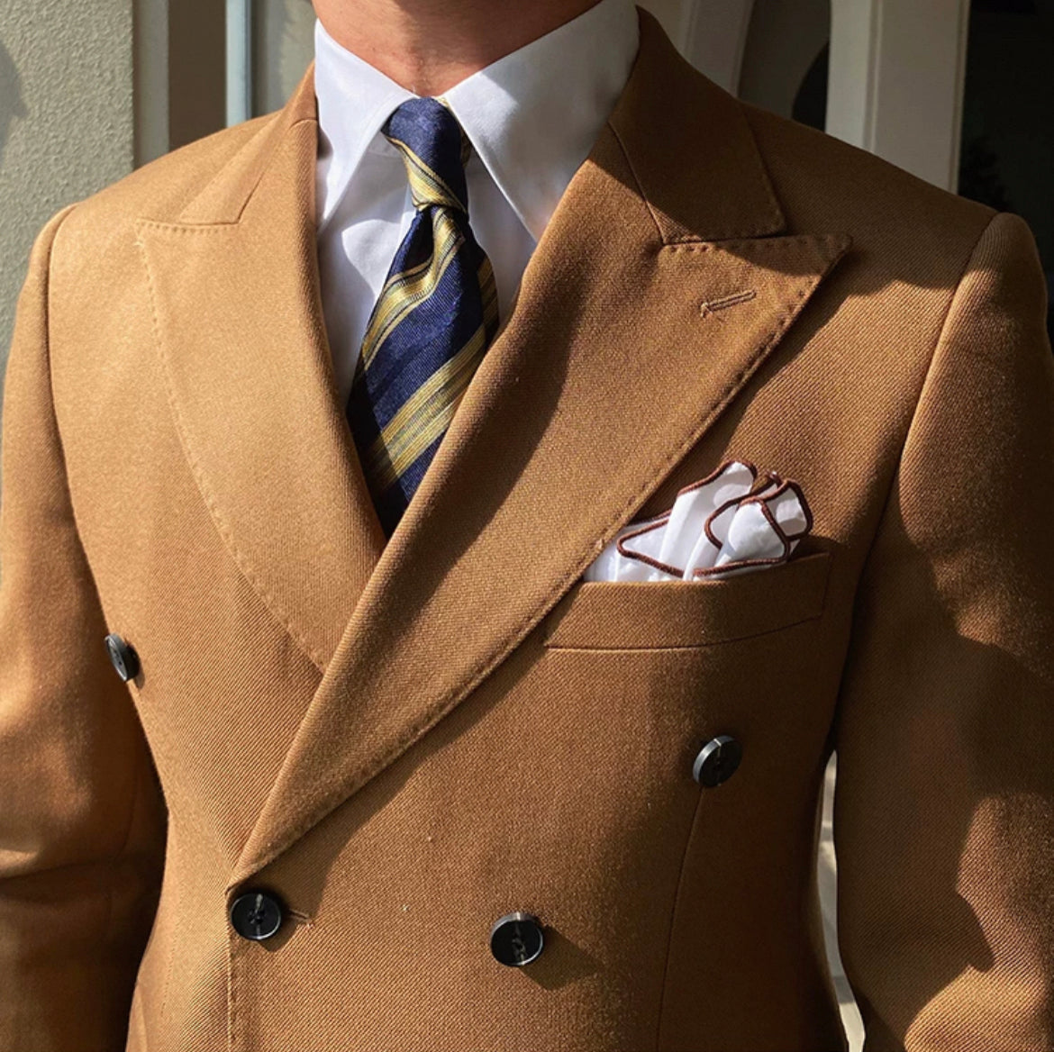 CLEREVE Double Breasted Suit