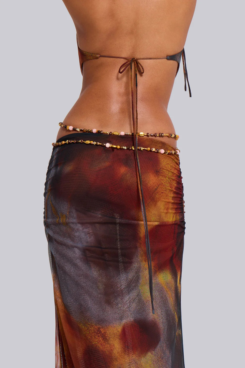 Jungle Maxi Dress in Whiskey