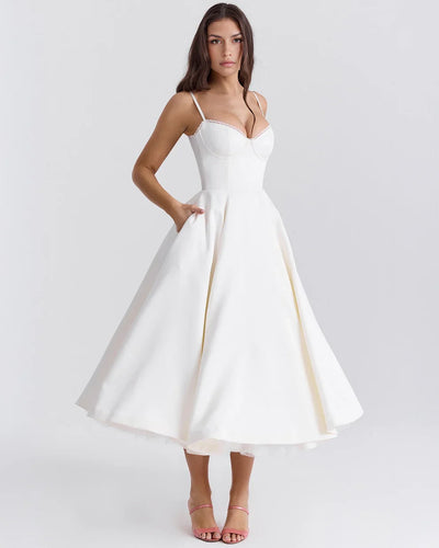 CLEREVE Arela Midi Dress