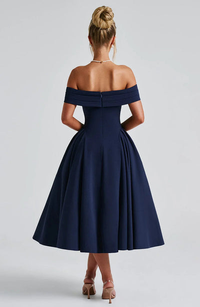 CLEREVE Elegant Midi Dress