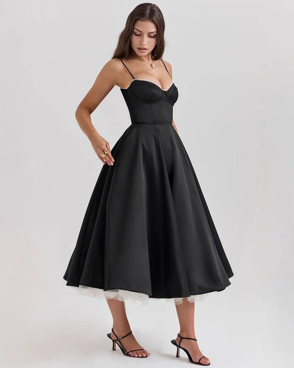 CLEREVE Arela Midi Dress