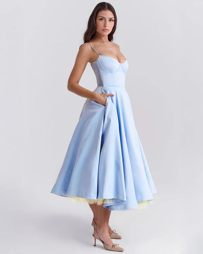 CLEREVE Arela Midi Dress