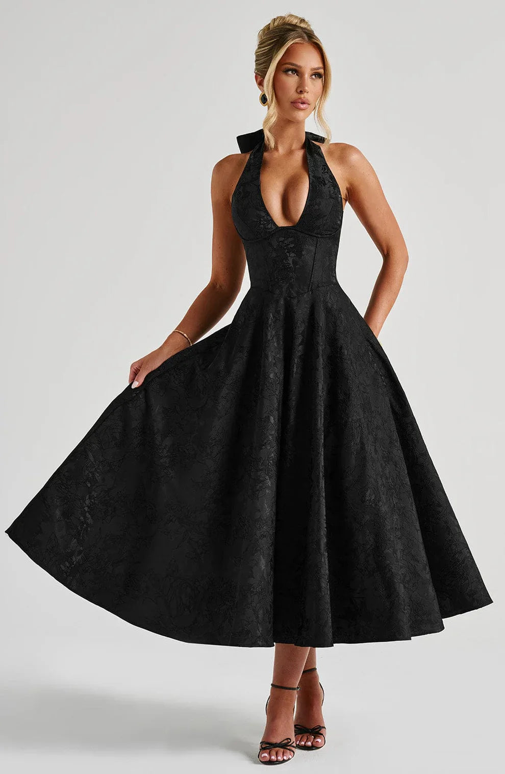 CLEREVE Effi Midi Dress