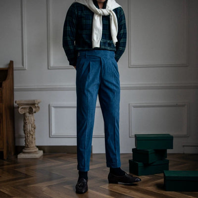 Striped Velvet Pants