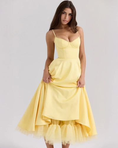 CLEREVE Arela Midi Dress