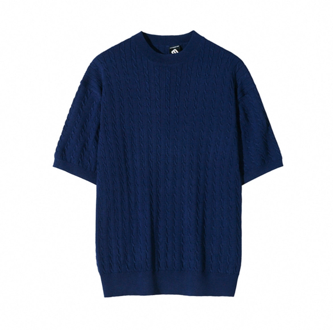 Cable Pattern Knit Shirt