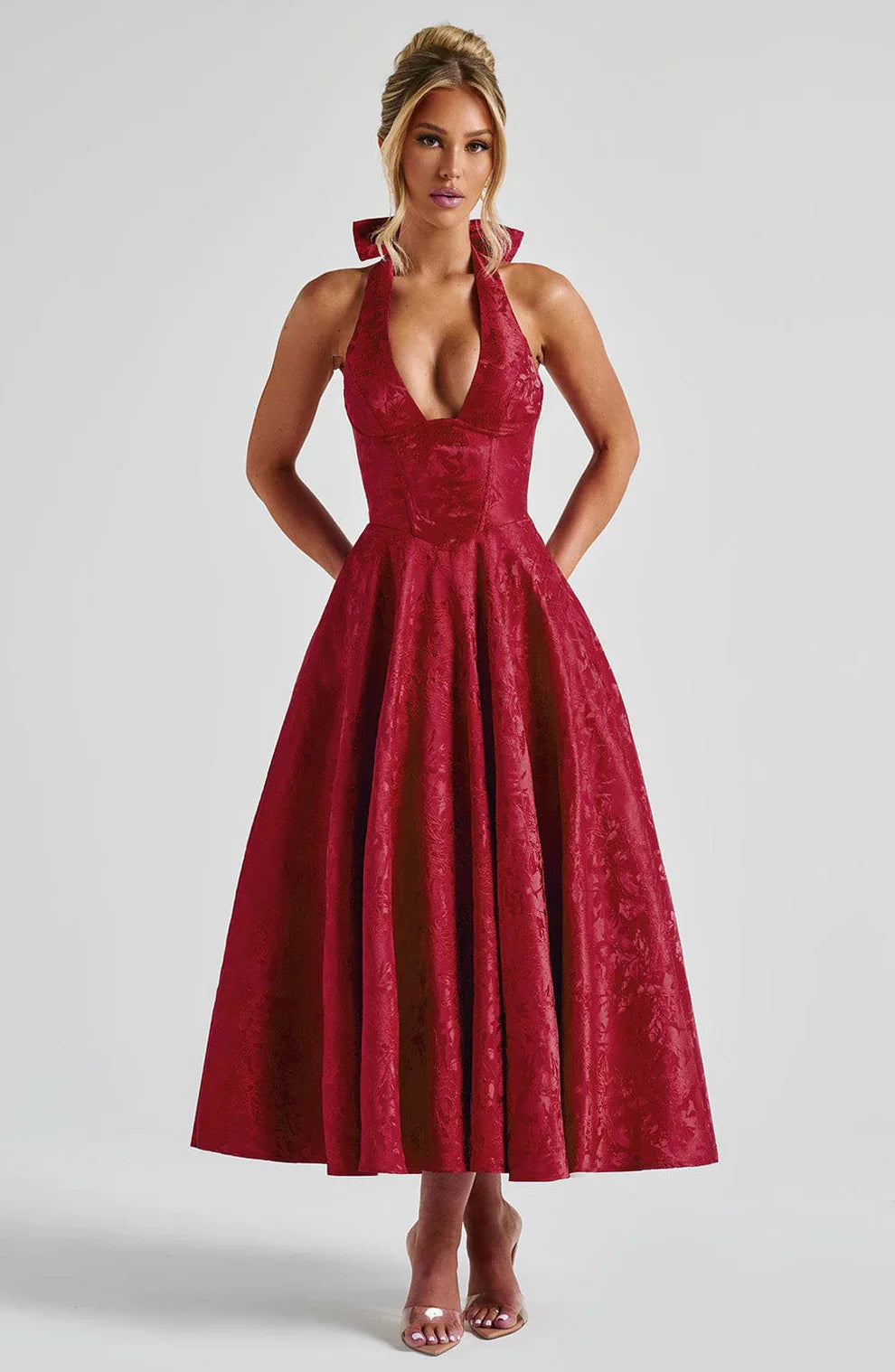 CLEREVE Effi Midi Dress