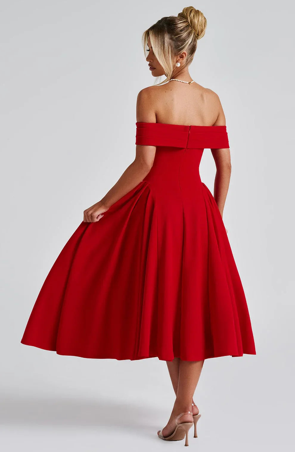 CLEREVE Elegant Midi Dress