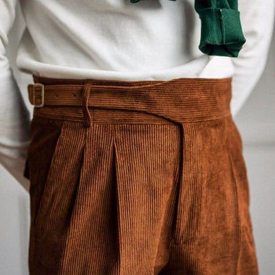 Striped Velvet Pants