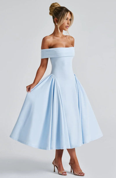CLEREVE Elegant Midi Dress