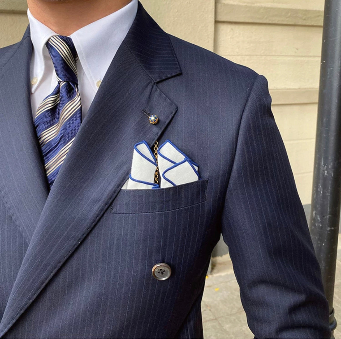 CLEREVE British Striped Suit