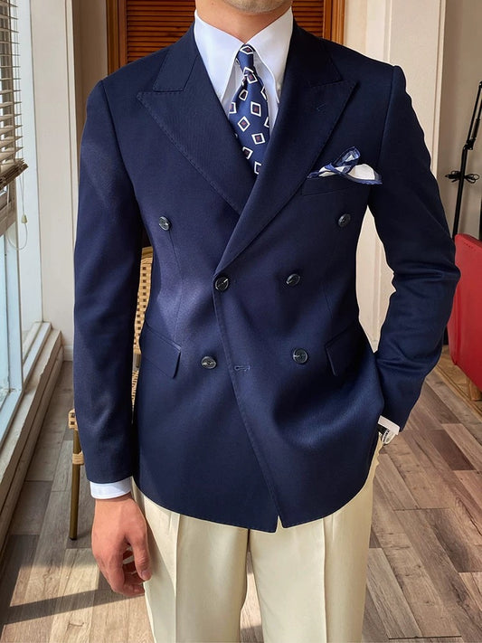 CLEREVE Double Breasted Suit