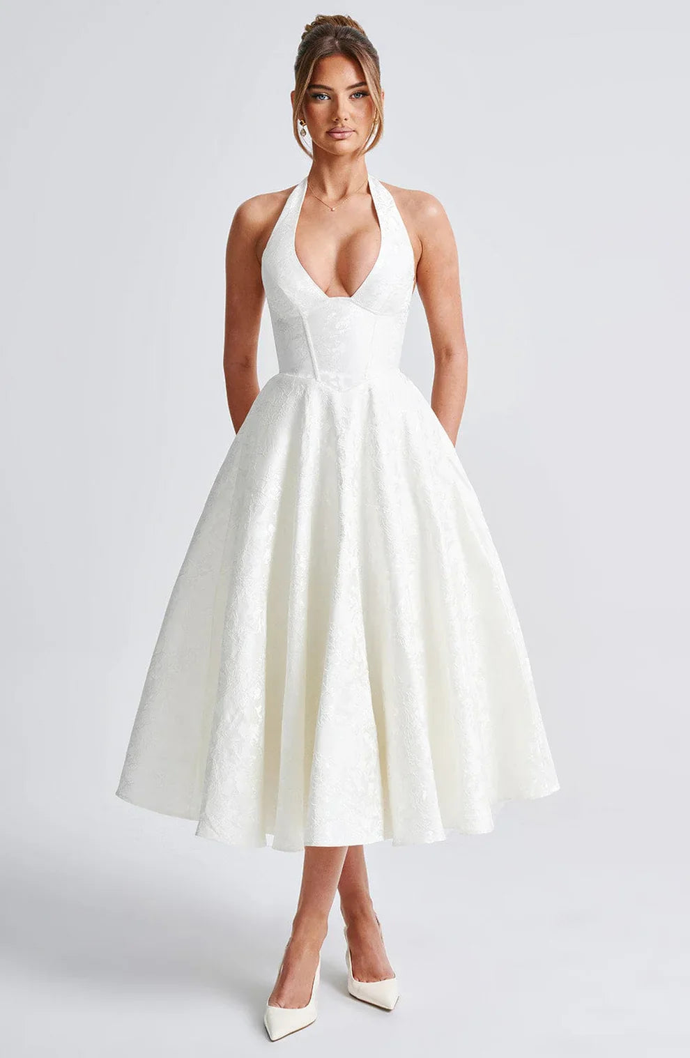 CLEREVE Effi Midi Dress