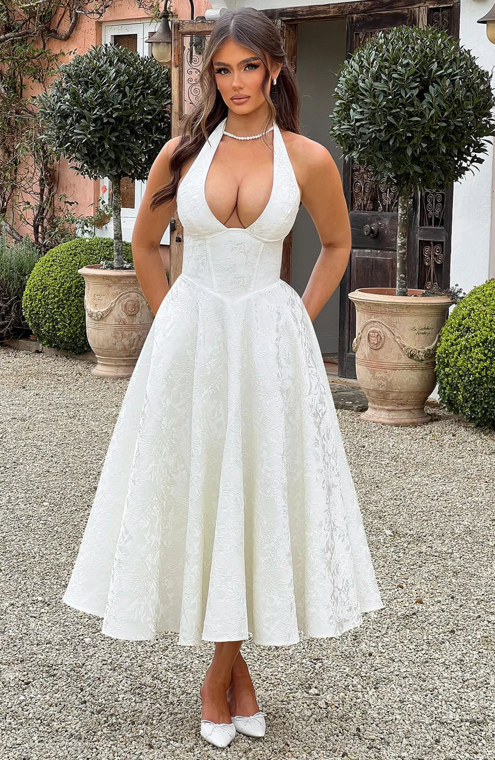 CLEREVE Effi Midi Dress