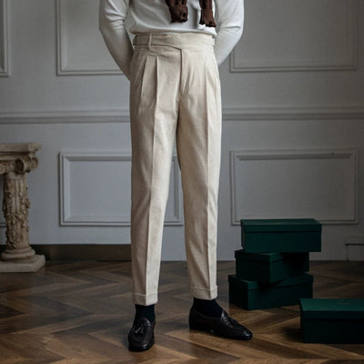 Striped Velvet Pants