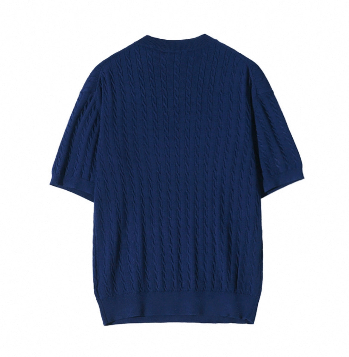 Cable Pattern Knit Shirt