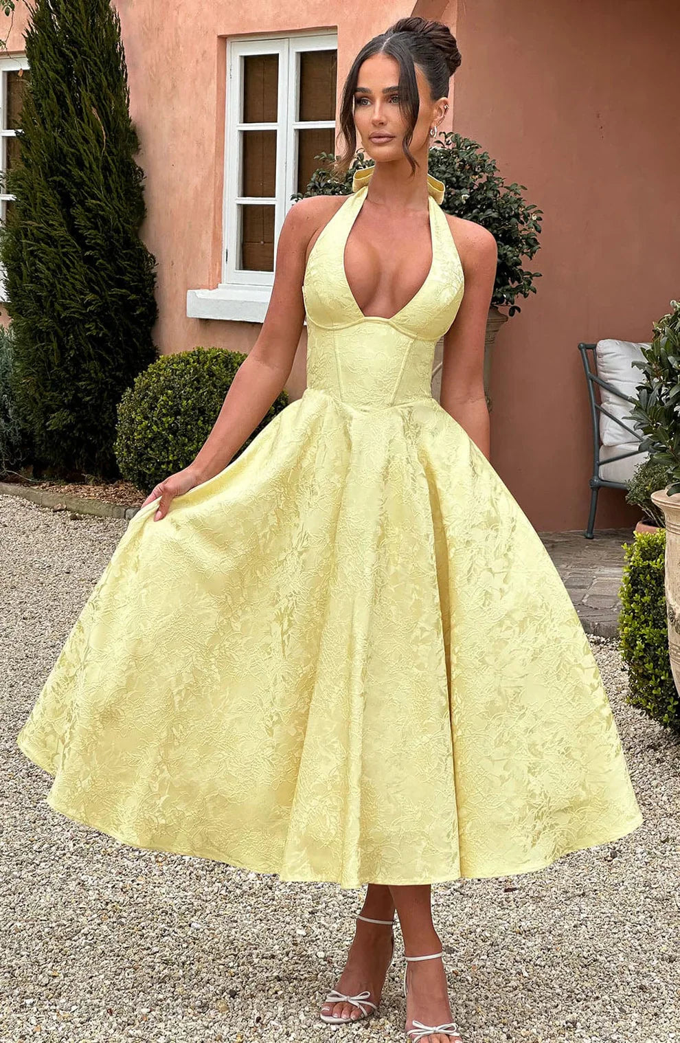 CLEREVE Effi Midi Dress