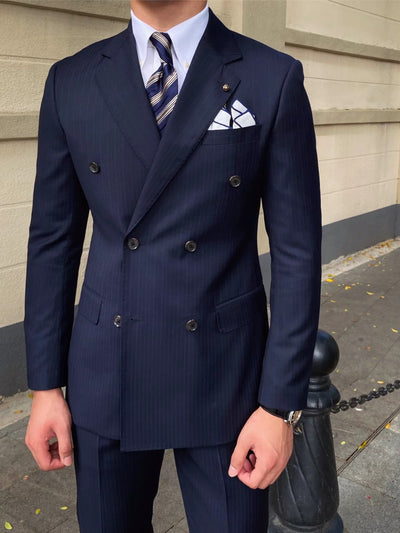 CLEREVE British Striped Suit