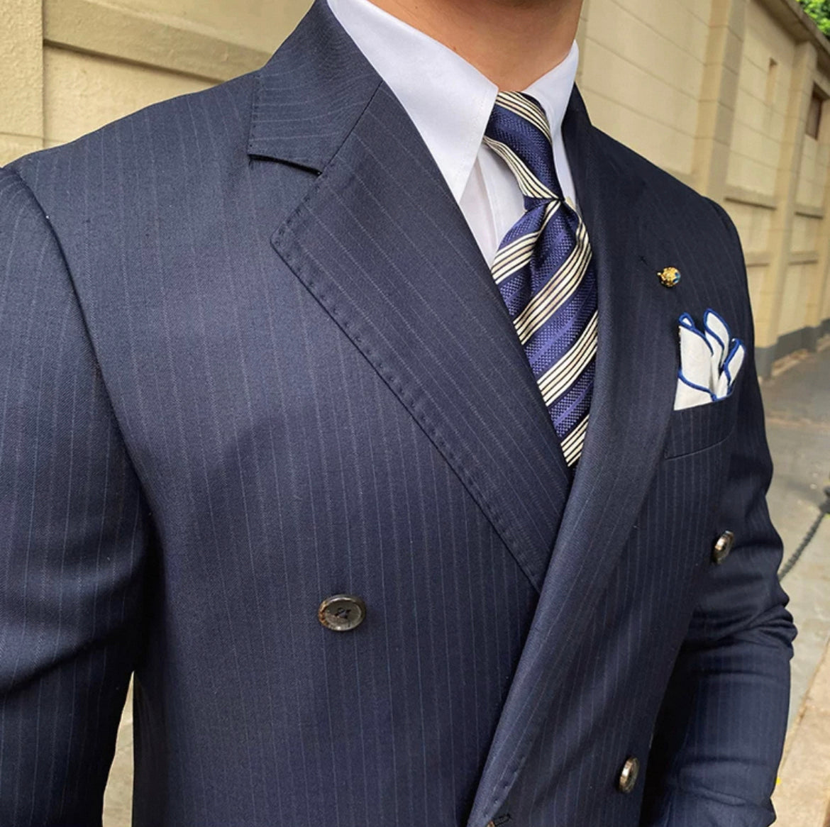 CLEREVE British Striped Suit
