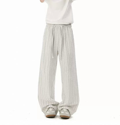 100% Cotton Striped Pants