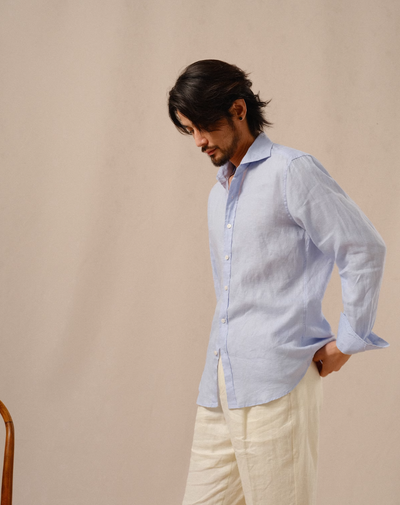 Effortless Grace French Linen Shirt