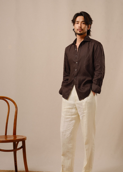Effortless Grace French Linen Shirt