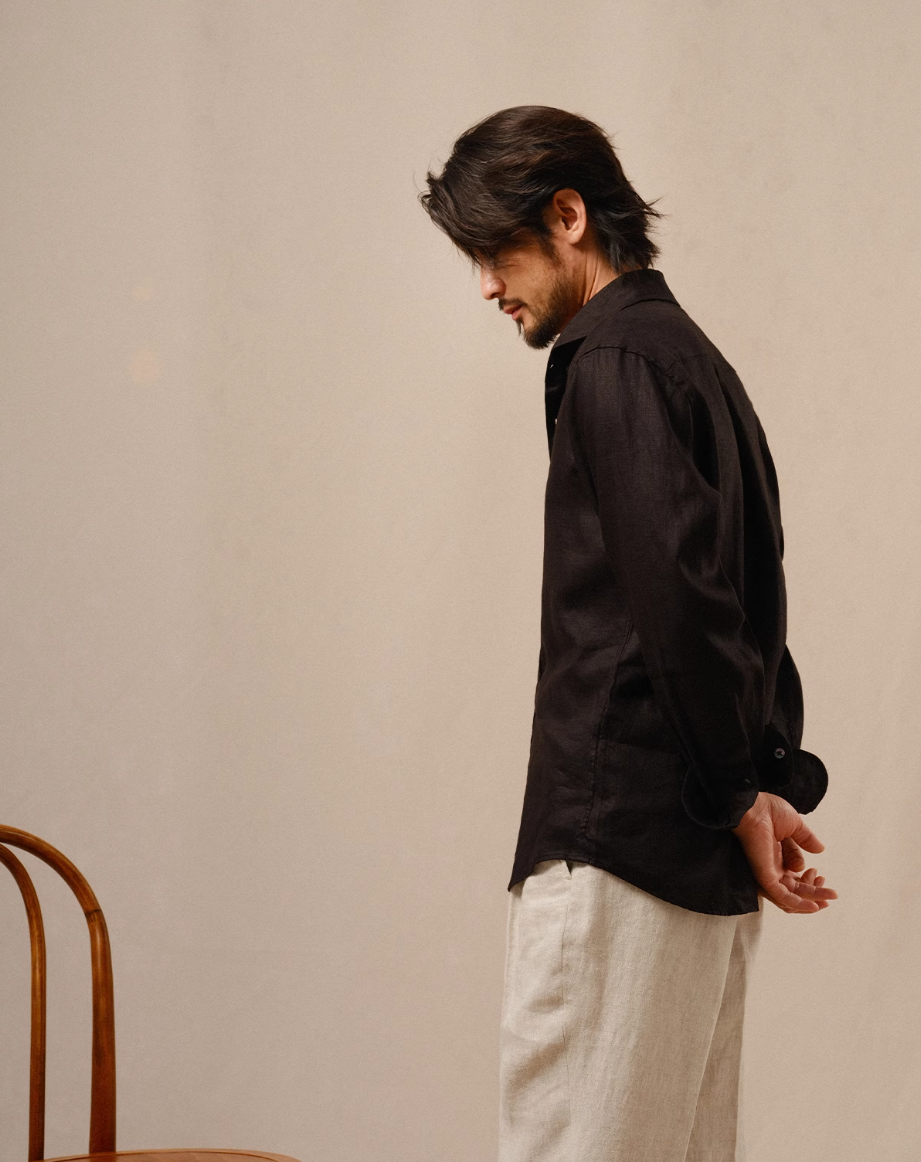 Effortless Grace French Linen Shirt