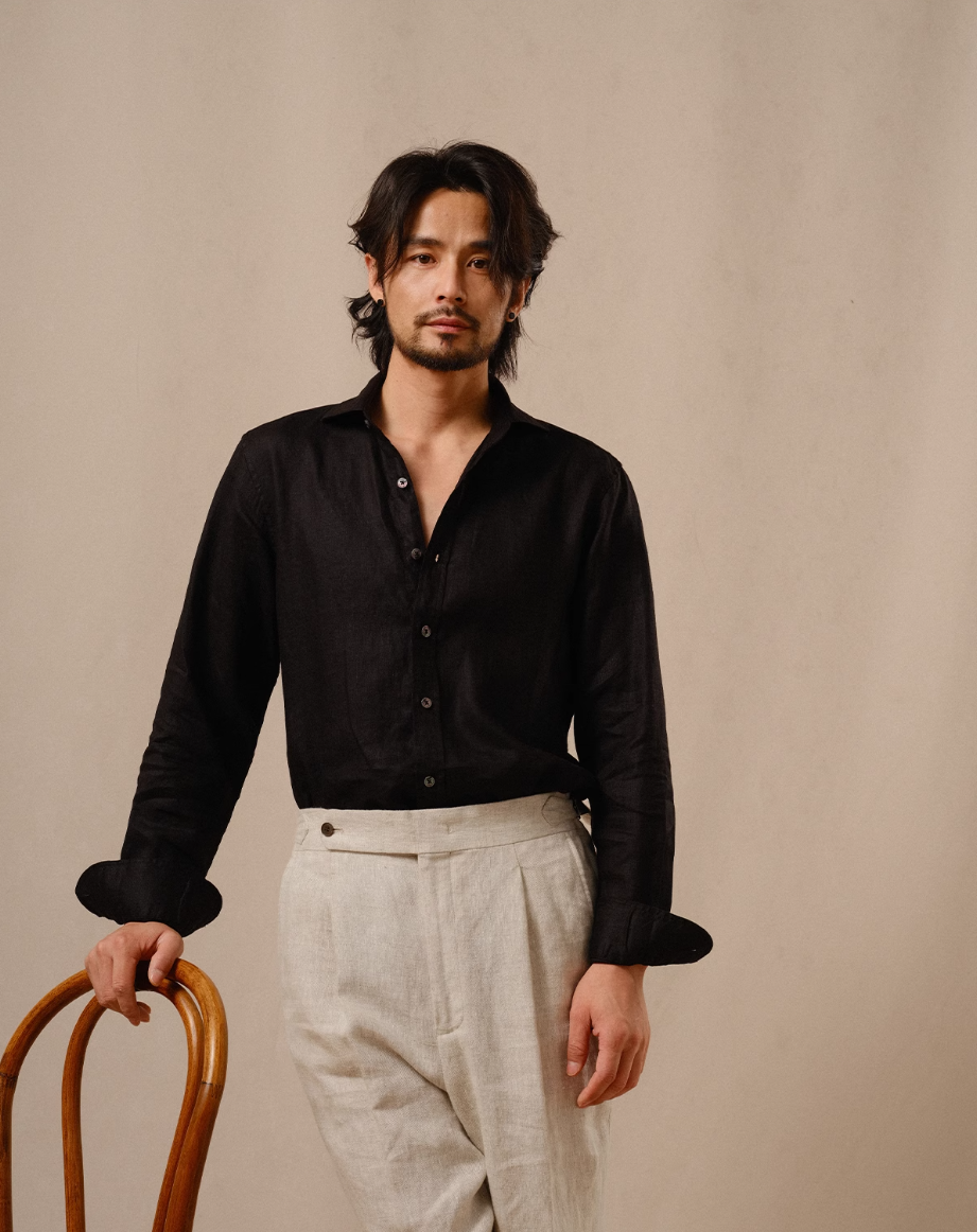 Effortless Grace French Linen Shirt