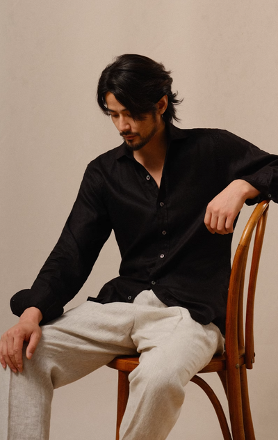 Effortless Grace French Linen Shirt