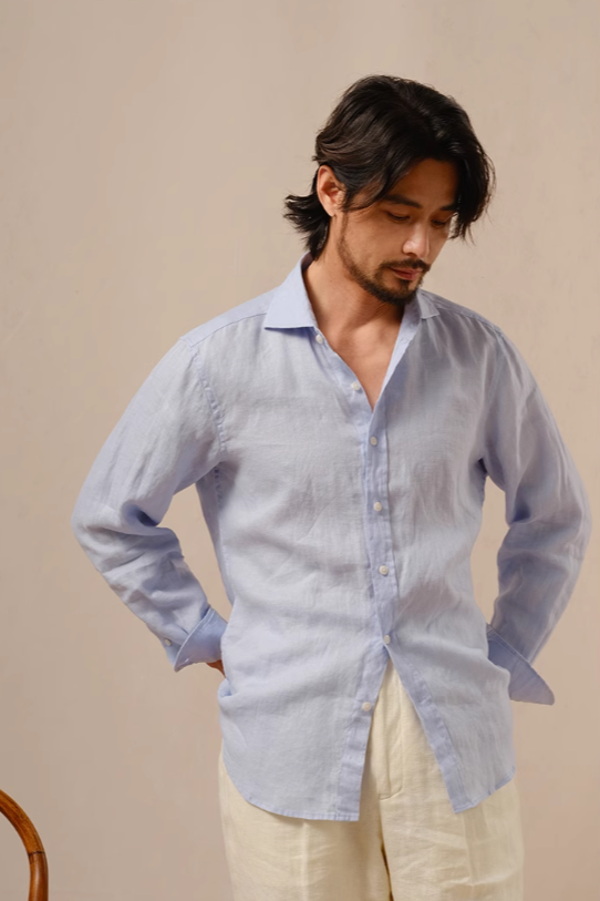 Effortless Grace French Linen Shirt