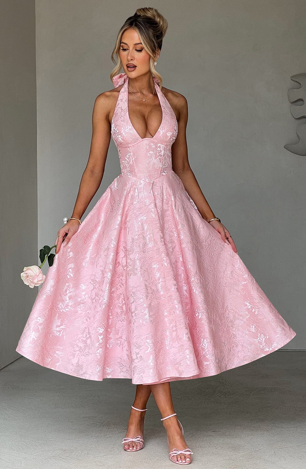CLEREVE Effi Midi Dress